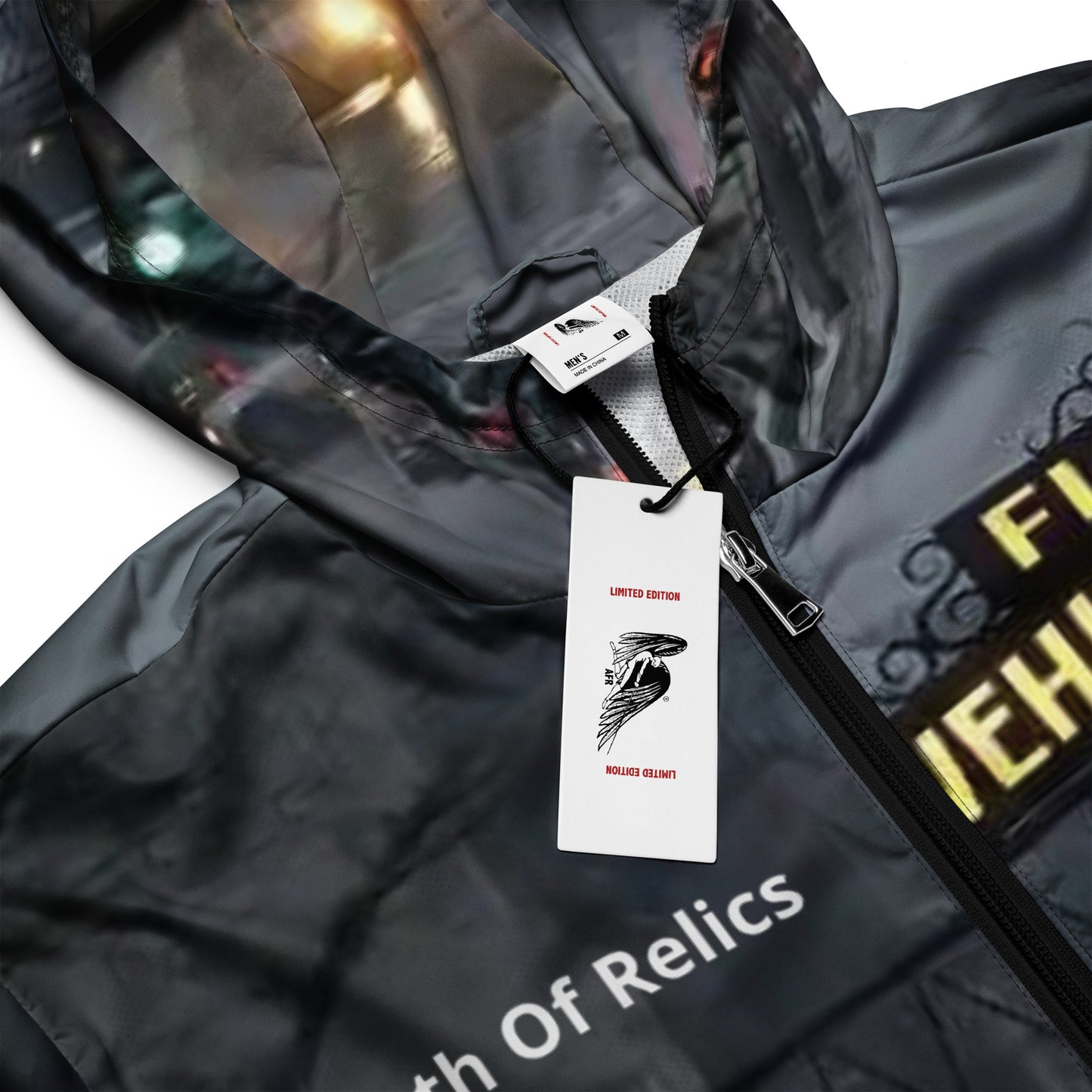 Cloth Of Relics Men’s Windbreaker - 'Fliraq" - Limited Edition