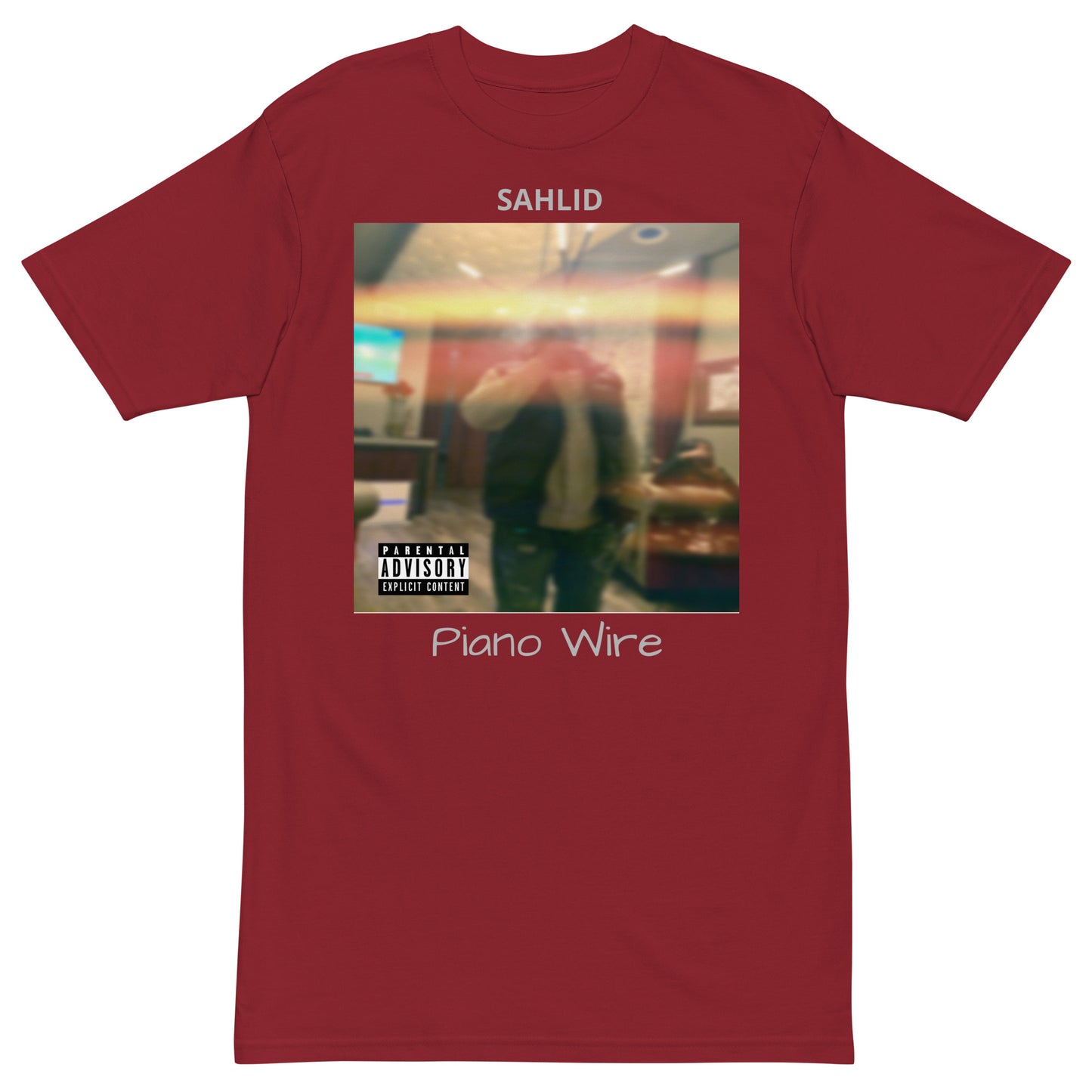 Sahlid - Piano Wire Men’s premium heavyweight tee - Limited Edition